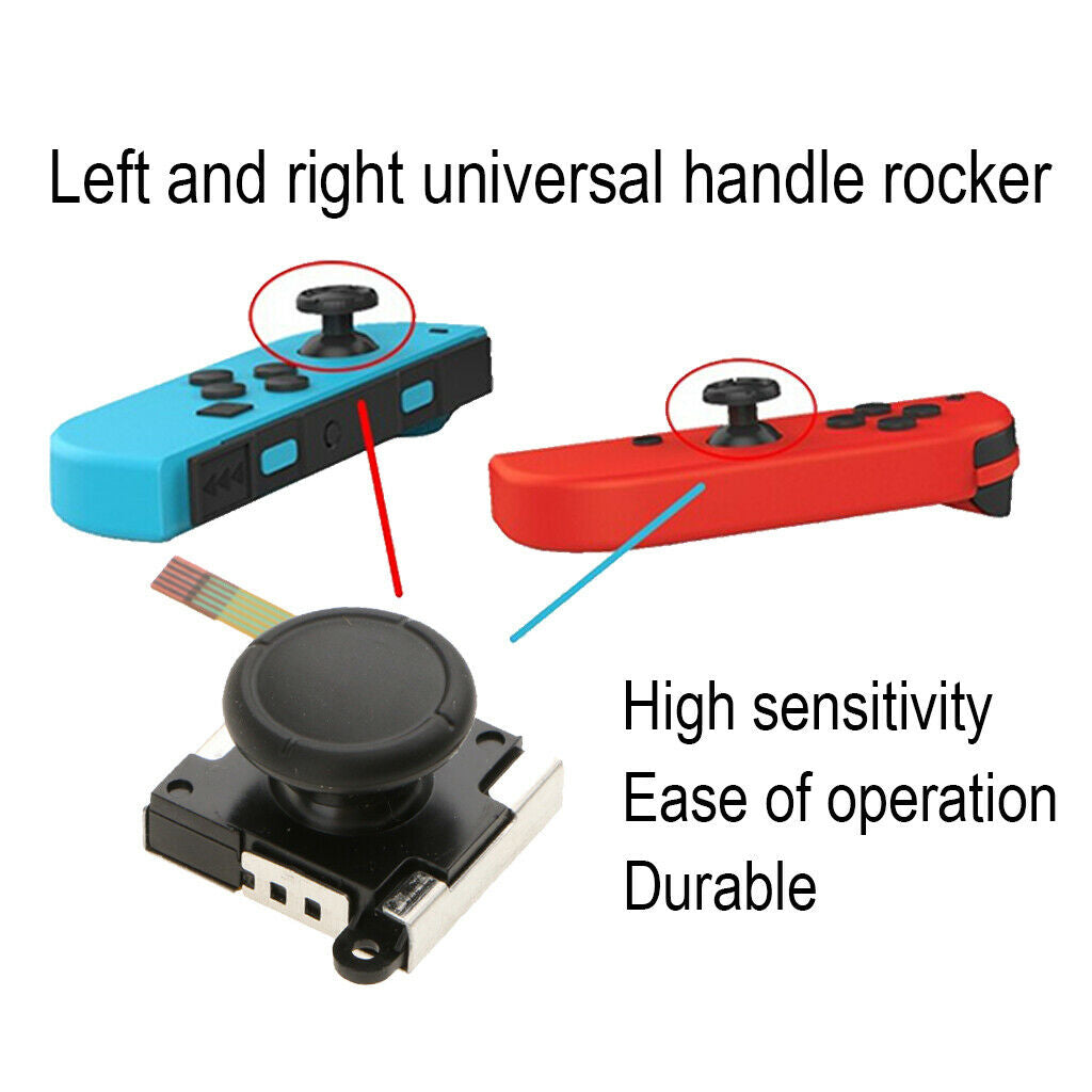 10Pcs Analog Joystick Rocker Thumb Sticks Sensor for Nintendo Switch Joy-con