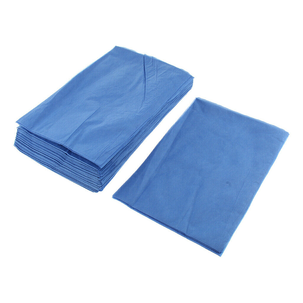 Lots 100 Disposable Non-Woven Bed Cover Massage Table Paper Sheet Breathable