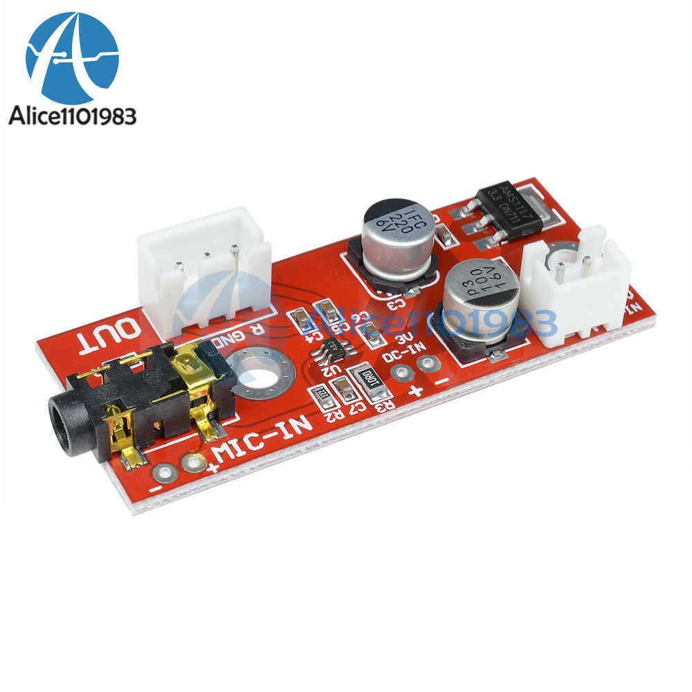 MAX9812 MAX9812L Electret Microphone Amplifier Board 3V/ 4V-12V Input