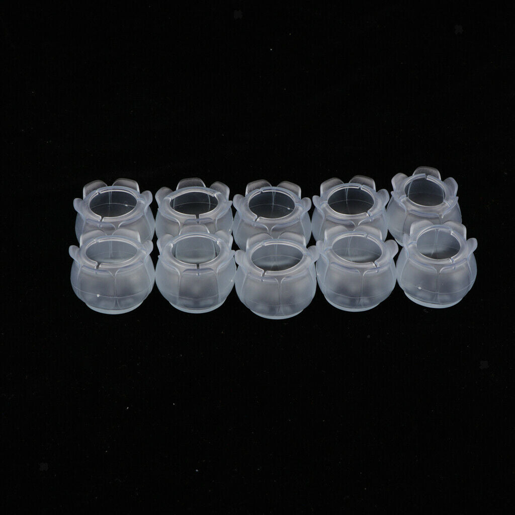 20pcs Chair Leg Wood Floor Protectors Chair Feet Glides Silicone Caps Tips
