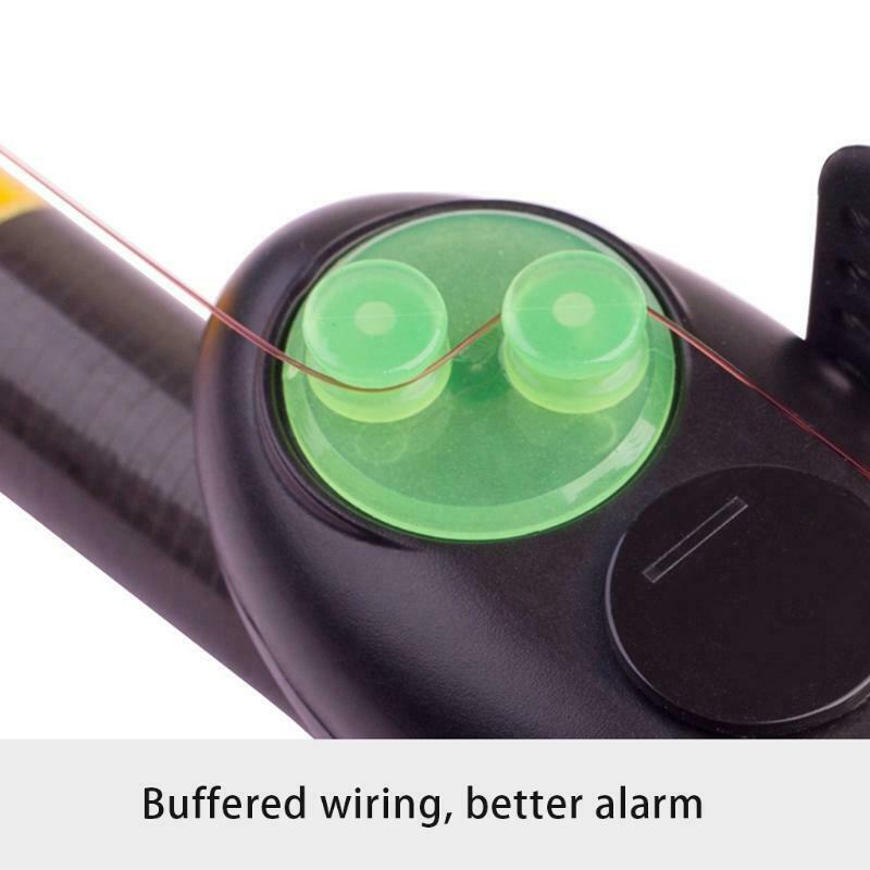 Fish Bite Alarms Electronic Fishing Bait Alarm with Sound Lights Indicator
