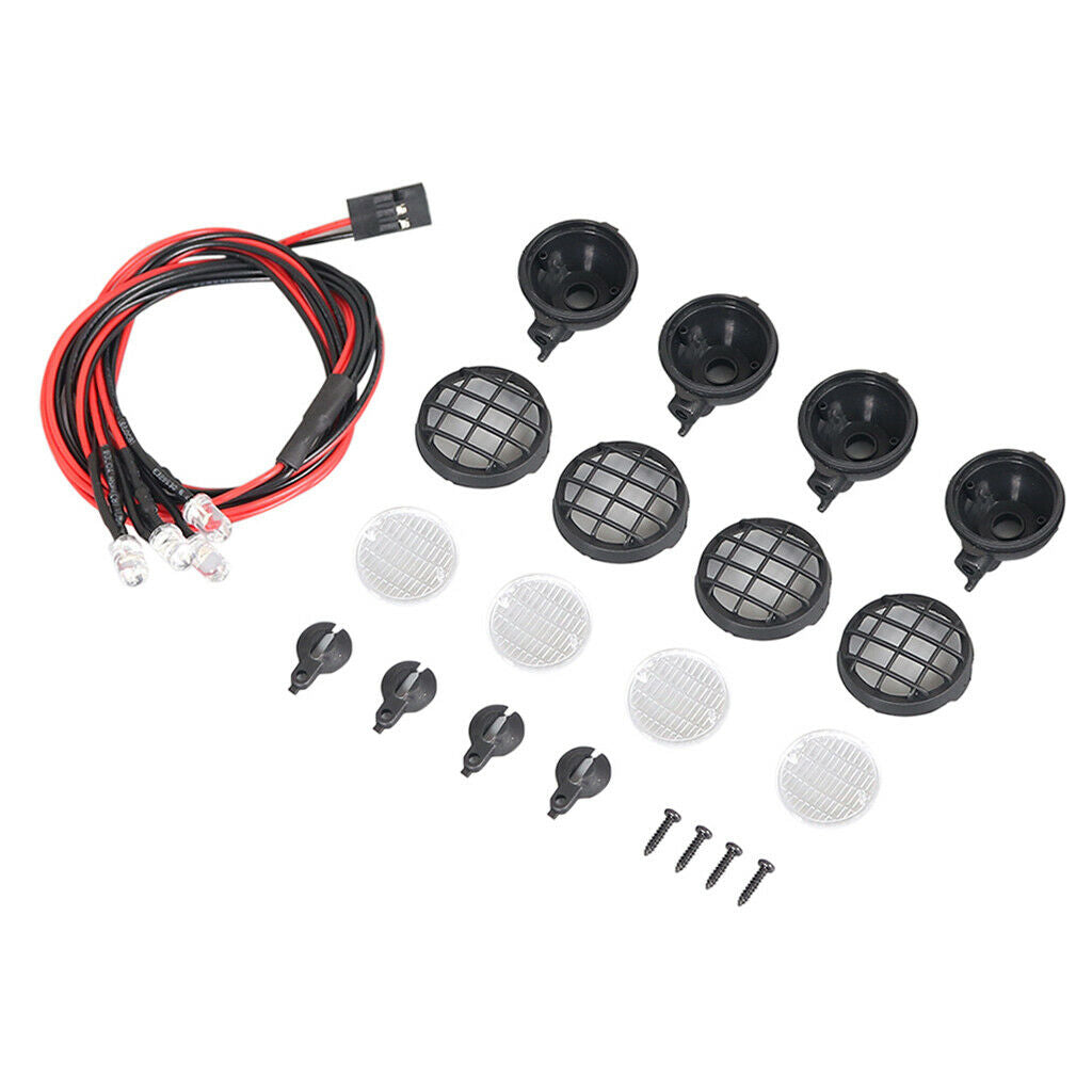 4pcs LED Truck Roof Light Environmental Protection and Durability for 1/10 RC