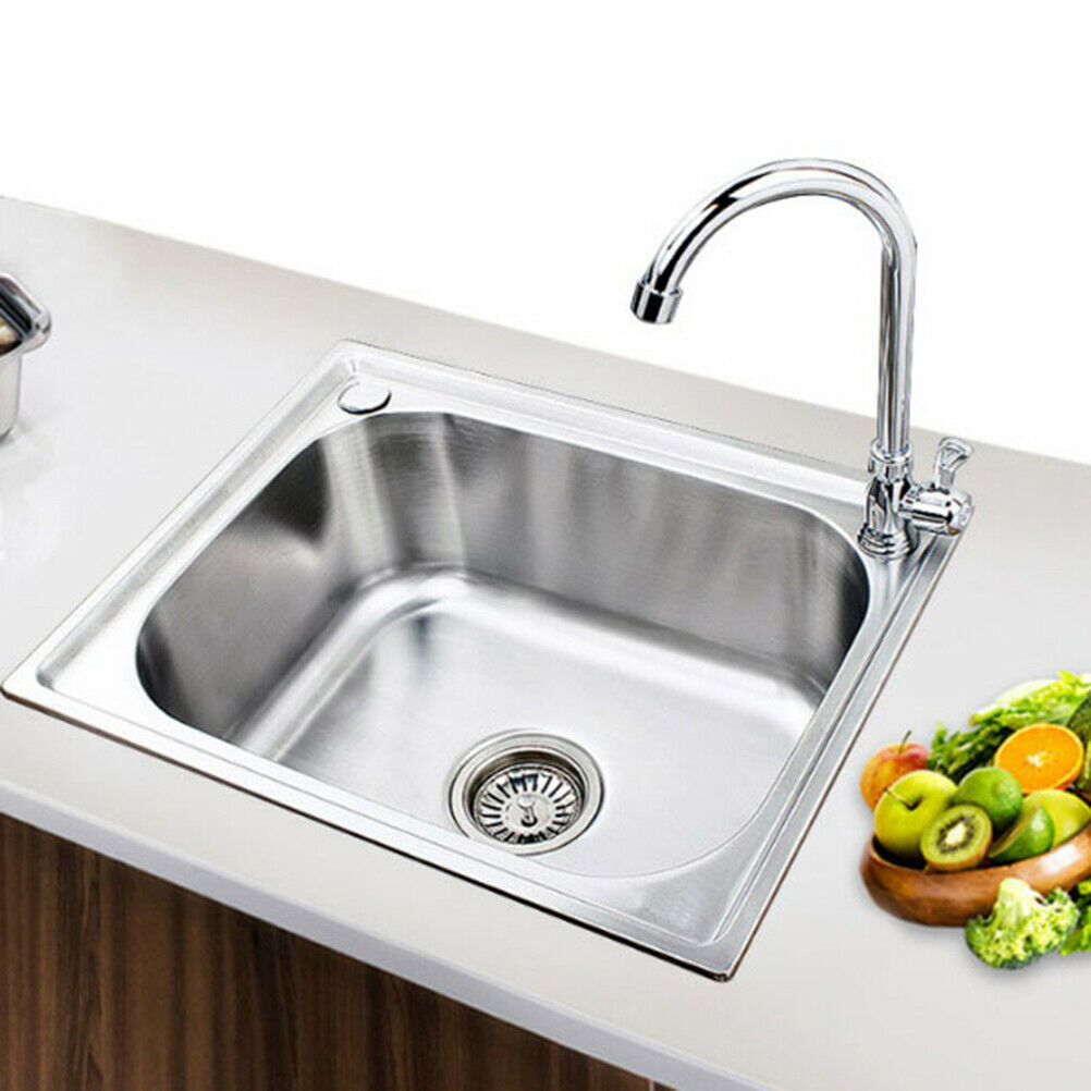 Home Stainless Steel Waste Sink Strainer Plug Drain Filter Basket DrainWY.l8