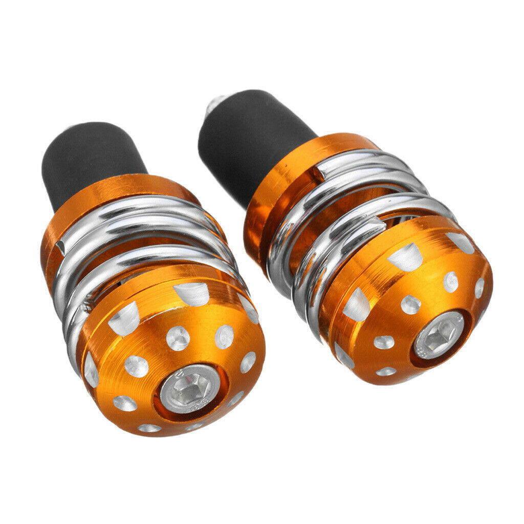 4 X MOTORCYCLE 22mm 7/8 '' Anti-Vibration Handlebar Ends Cap Handle Bar