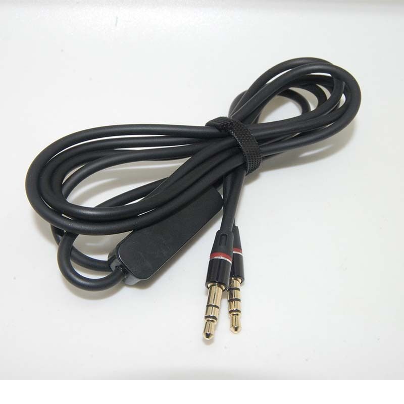 3.5mm 1/8"Audio Cable Car AUX Cord w MIC For Audio Technica On-Ear Headphone gm