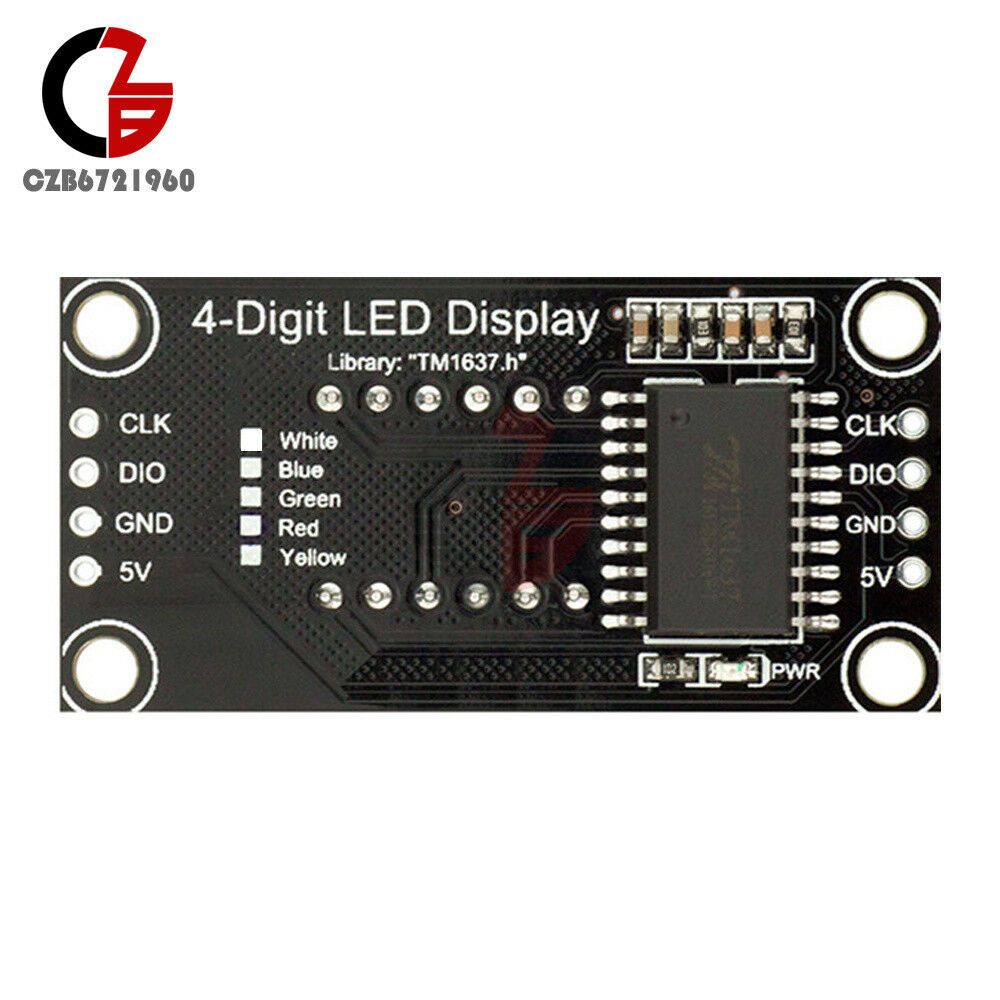 TM1637 0.36 "inch 4-digit Tube LED Digital Display Module Board For Arduino Red