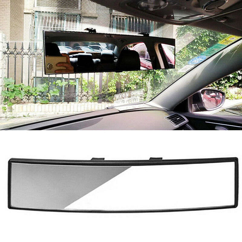 Universal 270mm Panoramic Curve Convex Interior Clip On Rear View MirrorL CH SJ
