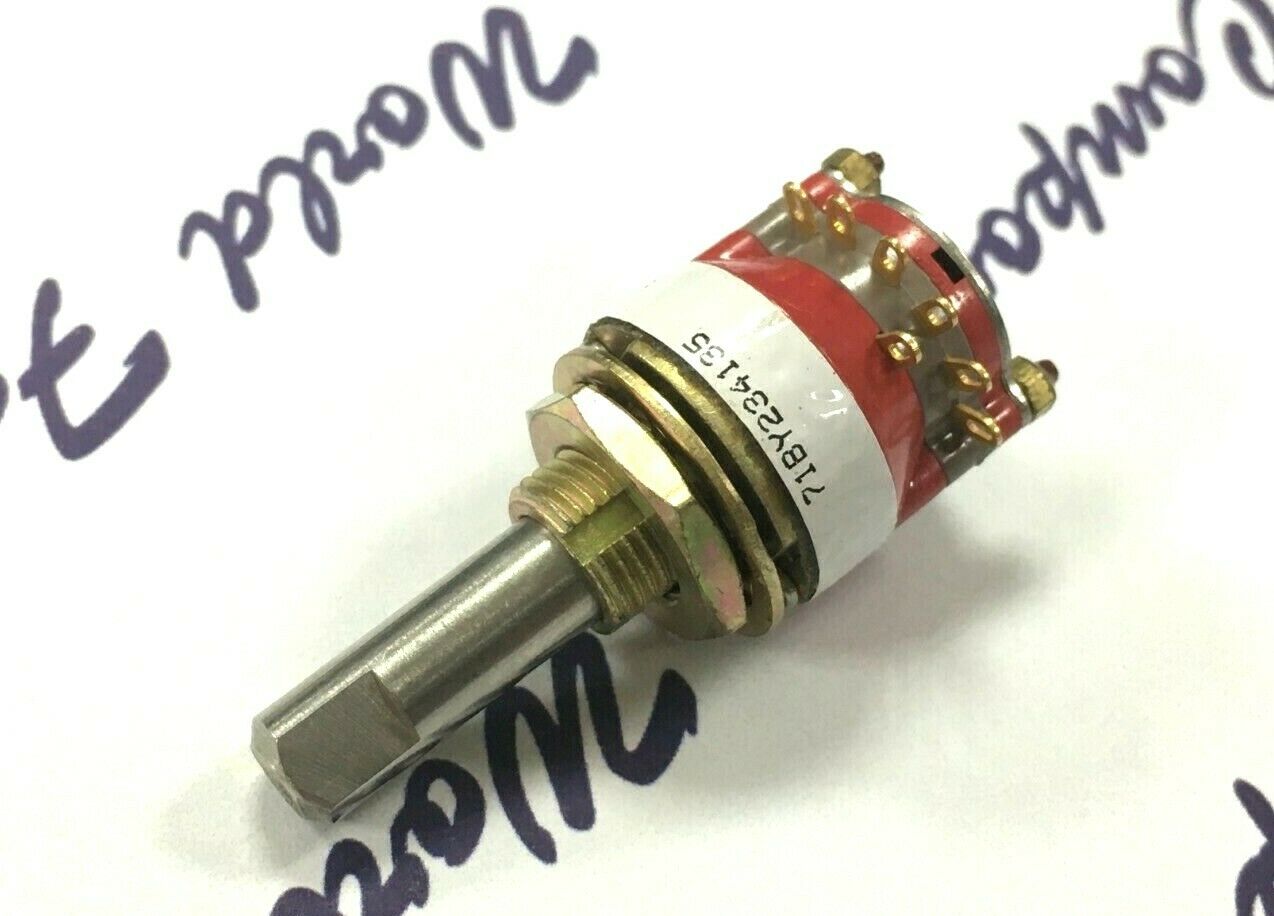 1pcs - GRAYHILL 71BY234135 SWITCH ROTARY 1-6Position 1-Wafer 2-Pole USA NO-BOX