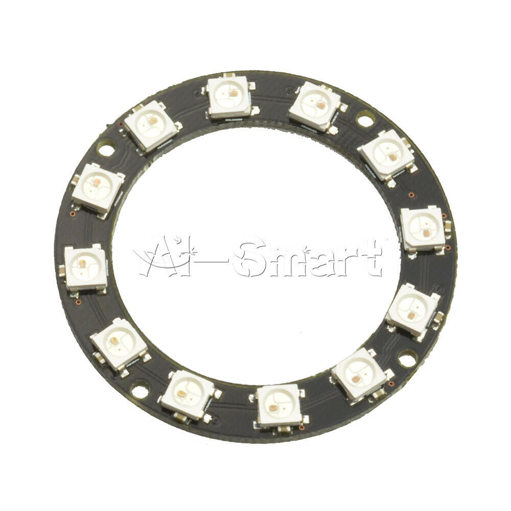 WS2812 12-Bit RGB 5050 LED Ring Round Decoration Bulb Perfect For Arduino