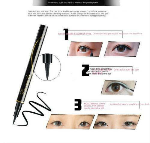 HOT~Waterproof Eyeliner Liquid Eye Liner Pen Pencil Beauty Makeup Cosmetic Black