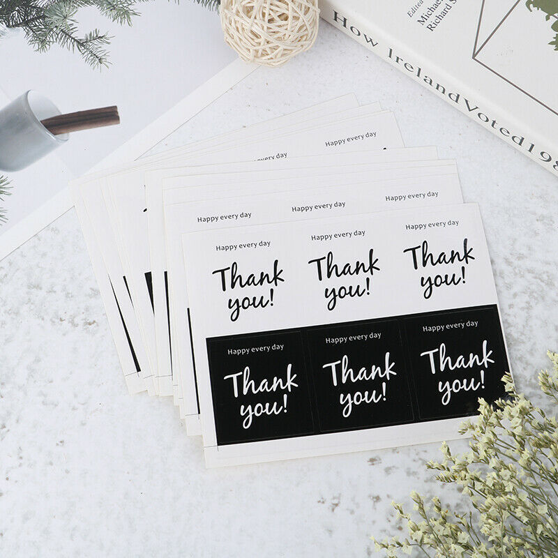 60pcs/set Thank You Stickers for Baking Party Envelope Seal Label Sticke.l8