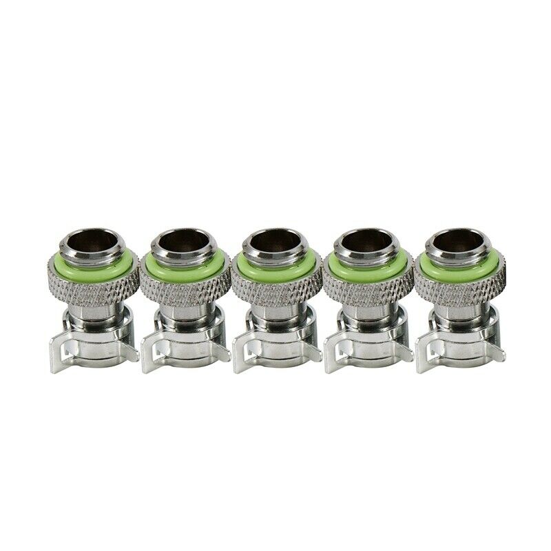 5Pcs Barb Fitting Water Cooling Radiator For G1/4 Chromed Copper Water-Cooled C3