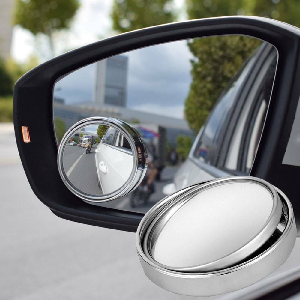 2x 2"Round Car Blind Spot Rear View Mirror Wide Angle Convex Rearview Mirrors US