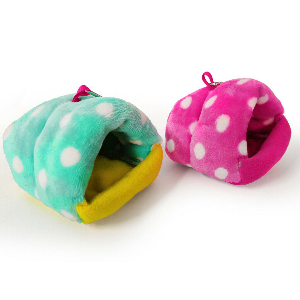 Guinea-Pigs Bed House Hammock Small Animal Hanging Cage Cave Warm Green