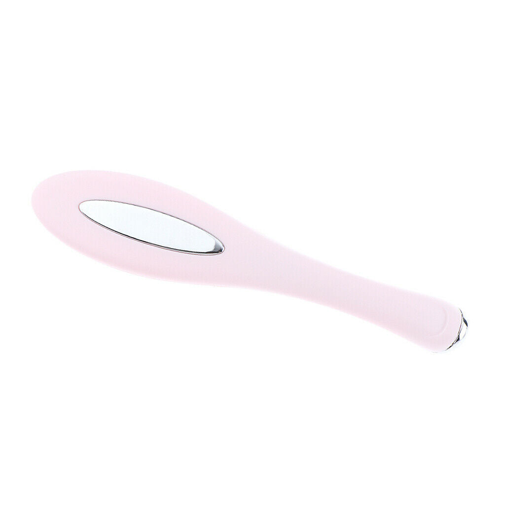 Heating Vibration Face Eye Massager Wand Relieve Dark Circle Puffiness  Pink