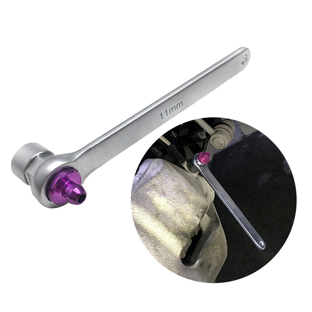 11mm Auto Hydraulic Clutch System Brake Bleeder 12 Point Wrench Oil Drainer