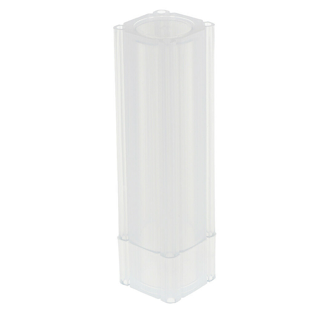 Coin Collection Tube Box Protective Tube Holder 19mm Empty Coin Holder
