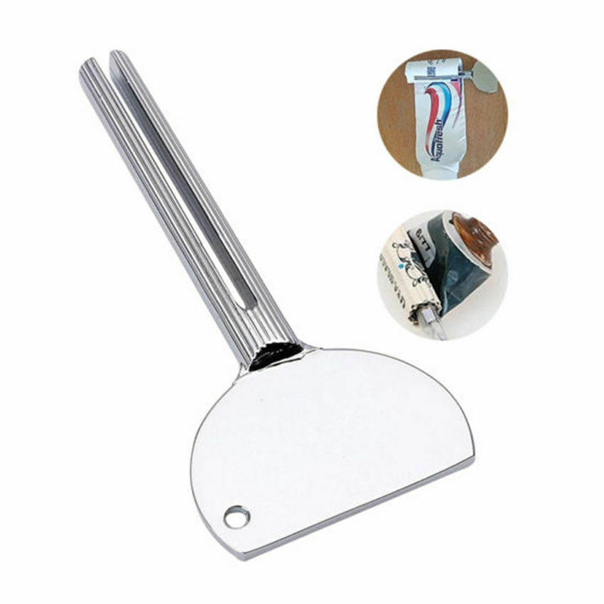 Stainless Steel Metal Tube U Shape Toothpaste Hair Dye Oil Paint Squeezer Gadget