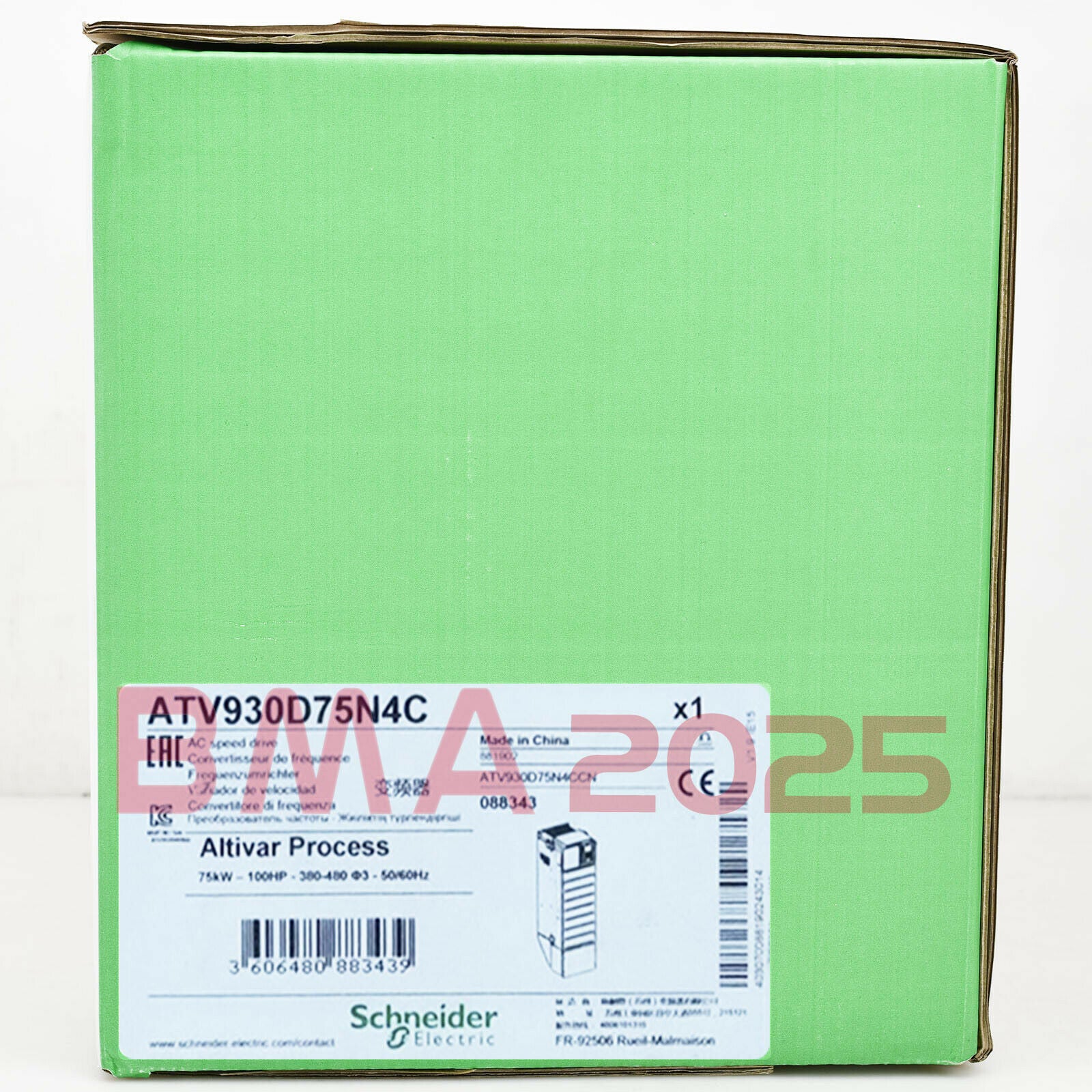 1PC Brand New ATV930D75N4C inverter 75KW 1year warranty DHL free Ship SN9T