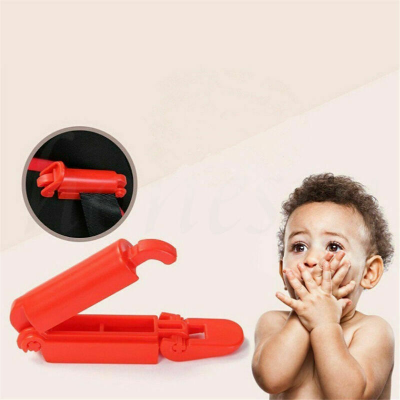 1pc Kids Children Car Seat Safety Belt Clip Buckle Child Toddler Safe Strap Lock