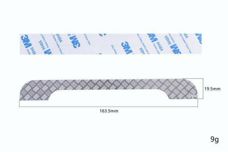 Tailgate Top Anti-skid Plate Metal Decoration For 1/10 RC Traxxas TRX4 Defender