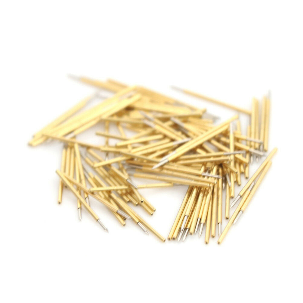 100x P50-B1 Dia 0.68mm Length 16mm 75g Spring Pressure Test Probe Pogo Pin C WF