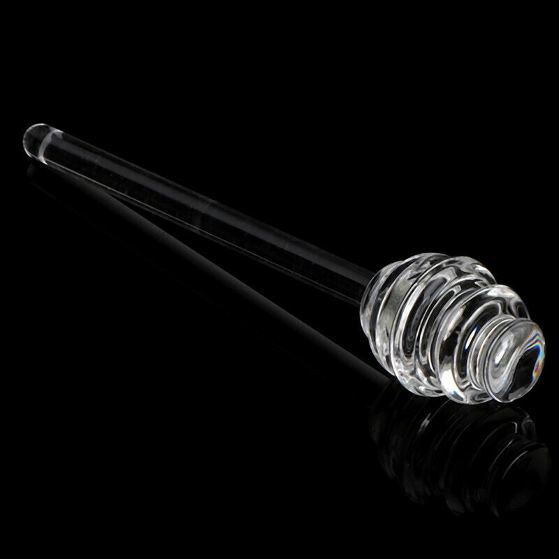 1Pc Honey Spoon Glass Honey Dipper Stick Kitchen Accessori.l8