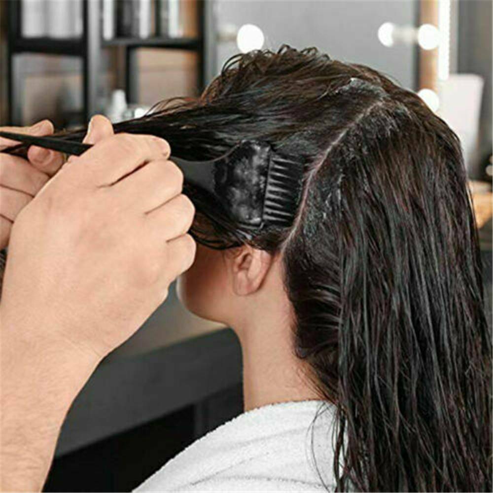4x Salon Hair Coloring Dyeing Set Color Dye Brushes Comb Mixing Bowl Tint Tools