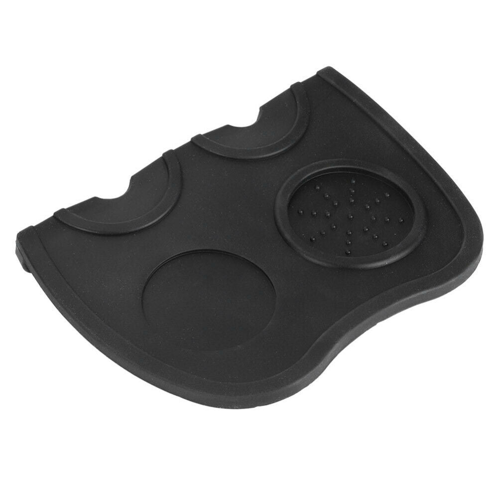 Anti-skid Thick Silicone Coffee Powder Tamping Corner Mat Tamper Holder Pad
