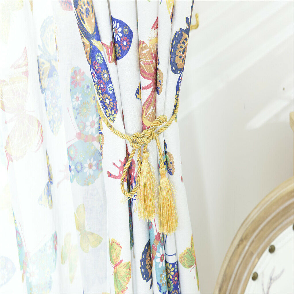 Christmas Curtains Window Home Decoration Home Elegant Butterfly Style