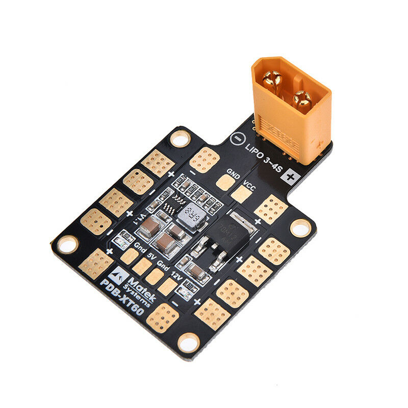 1pc pdb xt60 bec 5v/12v power distribution module board for fpv drone qua.l8