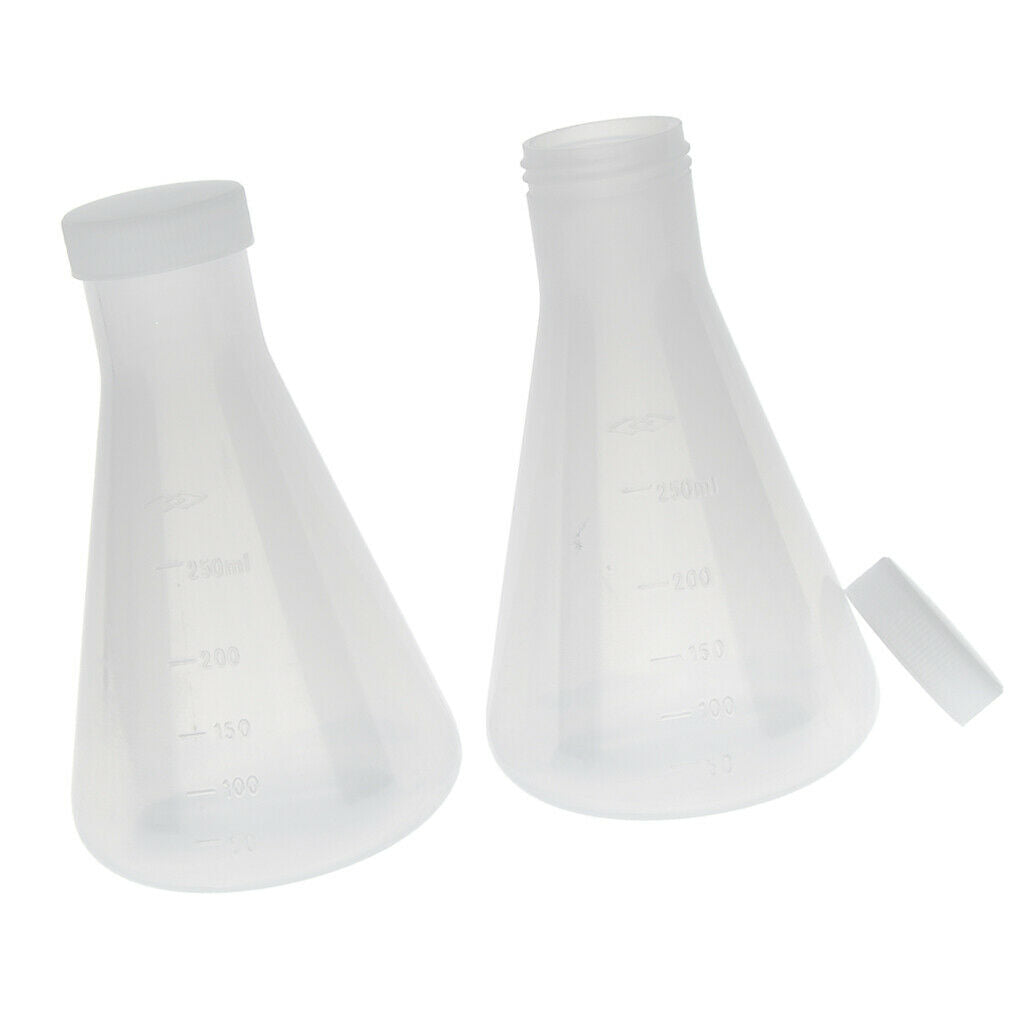 Plastic Narrow Mouth Conical Bottle with Narrow Mouth 2ml 250ml Lab