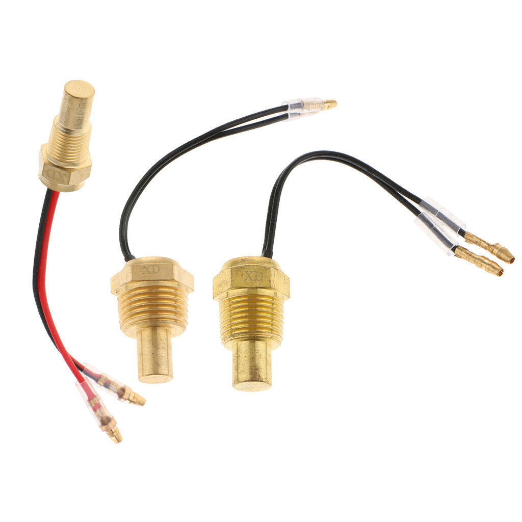 12V-24V Car Truck Digital Water Temp Temperature Sensor Head Plug 10+17+21mm