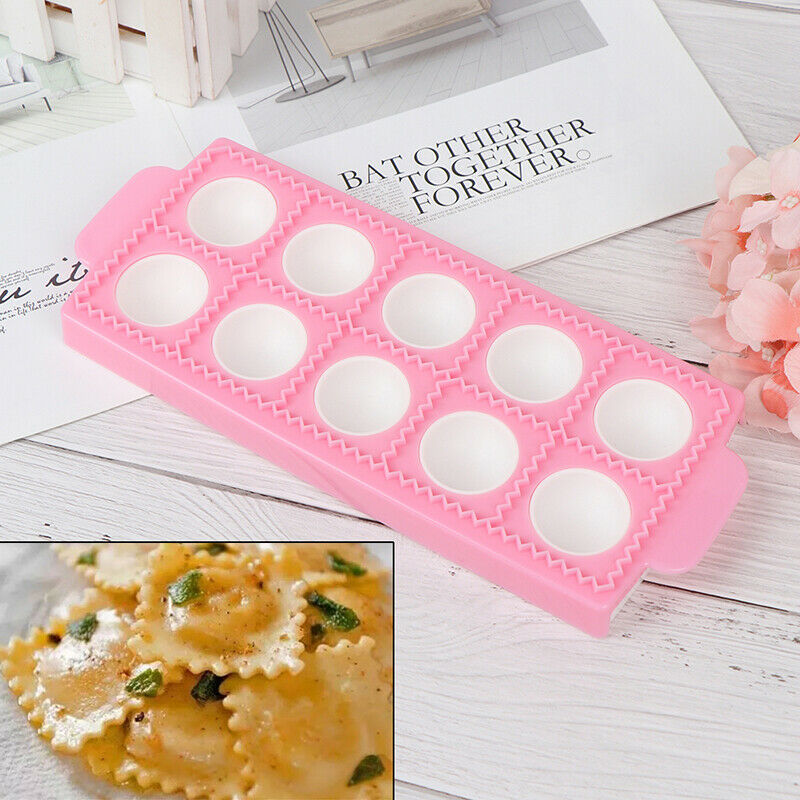 DIY Italian Dumpling Mold Round Ravioli Maker Kitchen Pastry Tools Gadget FEBDA