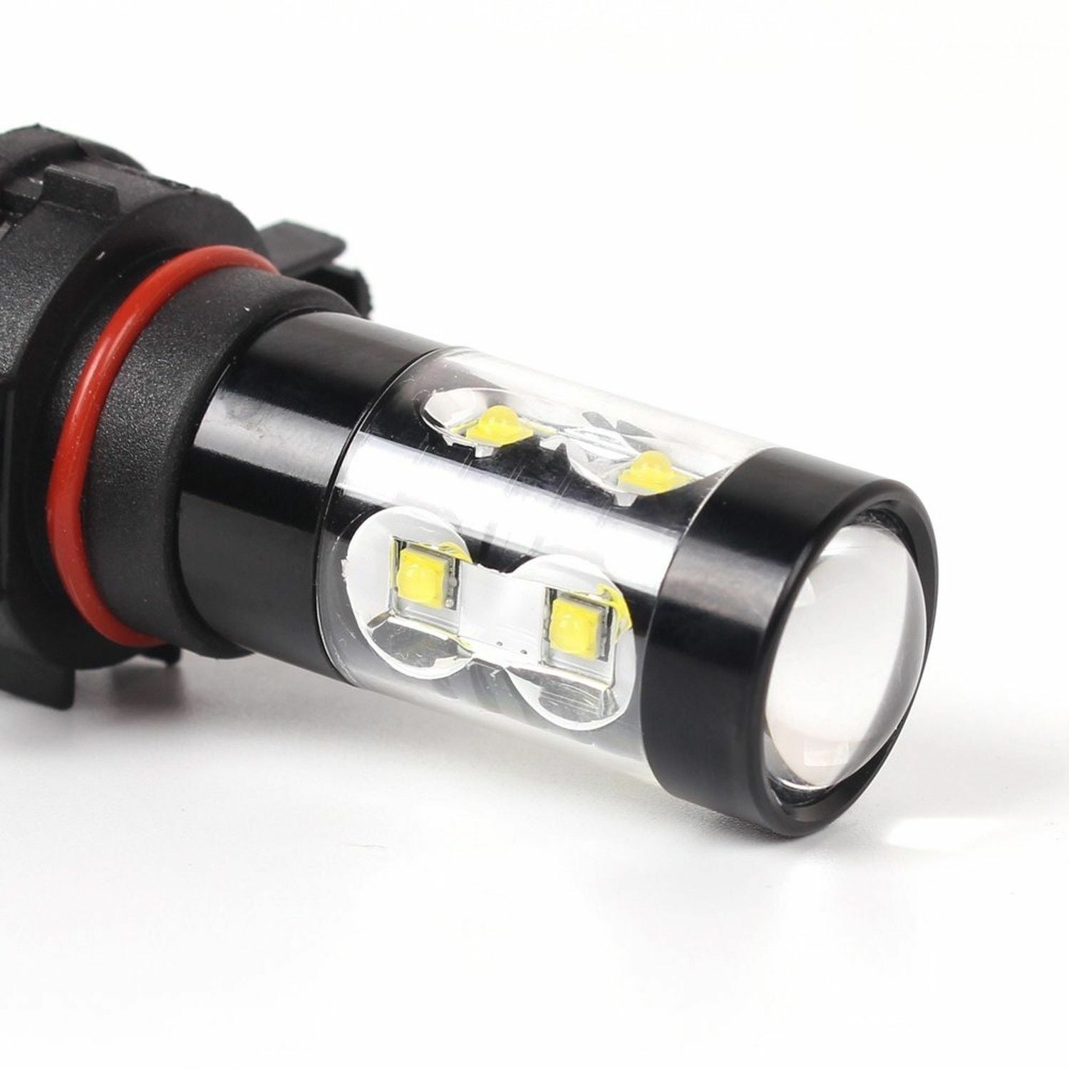 2x 50W 5202 6000K H16 Super White High Power LED Fog Driving DRL Light Bulbs