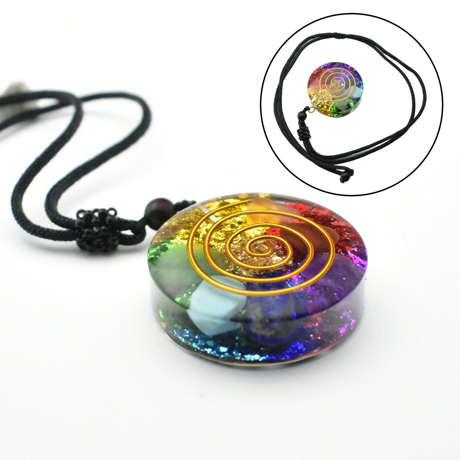 Orgone Pendant Generator for Spiritual Consolation Amulet Self-Consolation
