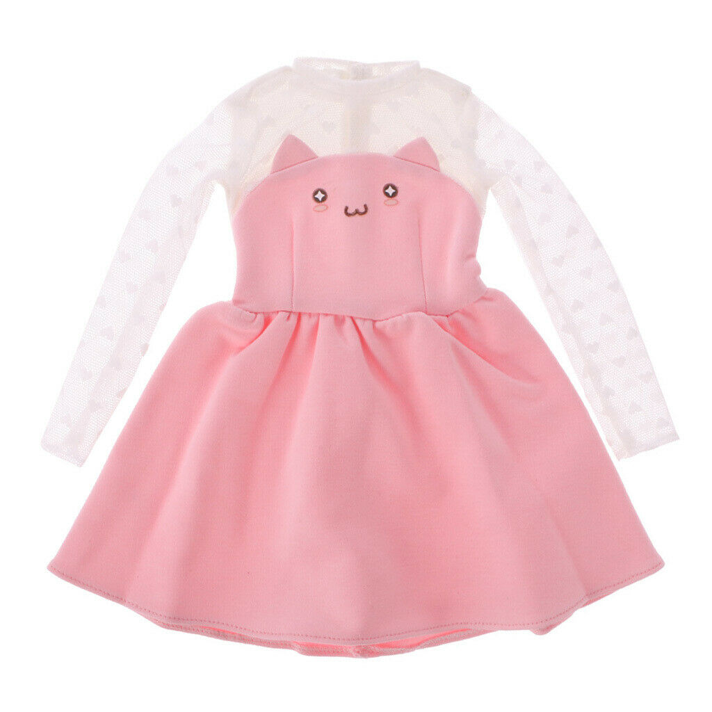 Beautiful One Piece Long Sleeve Lace Skirt Dress For 1/3