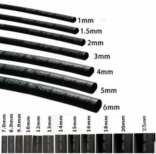 8pcs/set Heat Shrink Electrical Wire Cable Tubing Tube Sleeve Wrap Shrinkage Kit