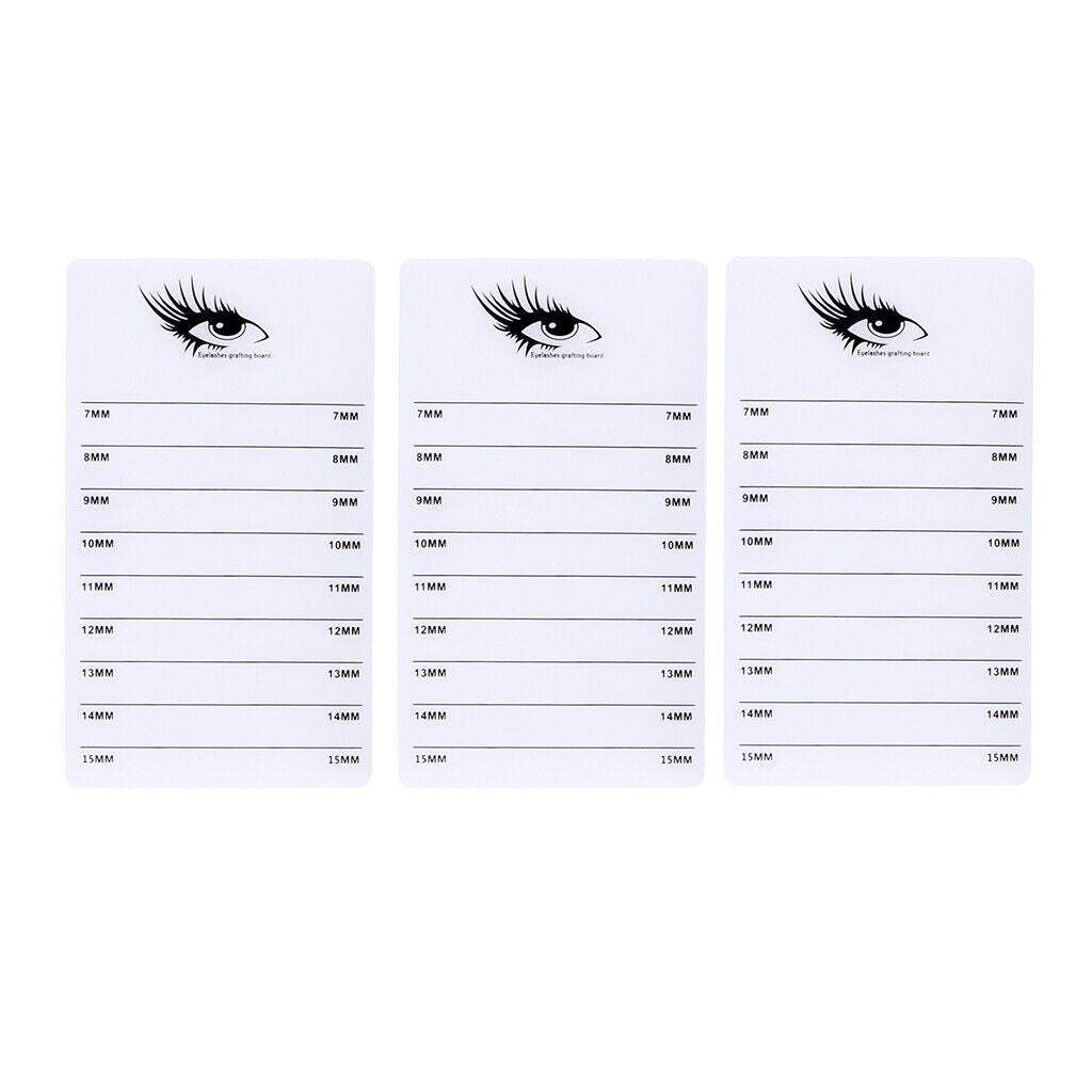3 Pieces False Eyelashes Template Eyelash Stander Lash Holder