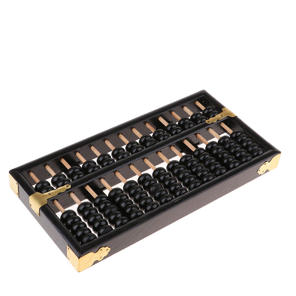 New School Office Calculation Japanese  Chinese Ancient Abacus Black