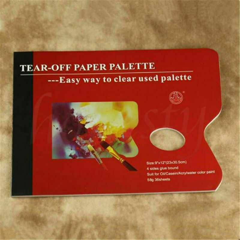 Disposable Paper Palette Artist Pad 36 Sheets Painting Supply 29.8cm*21cm