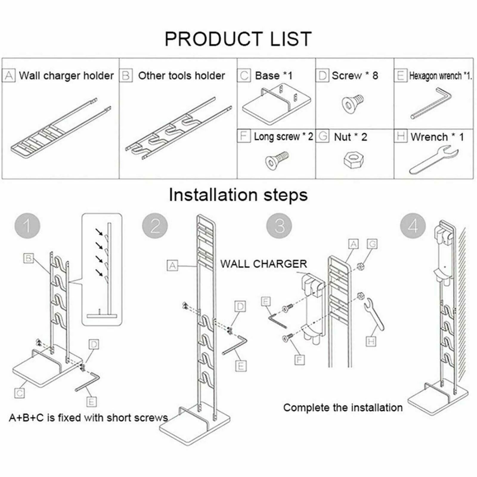 Freestanding Stick Vacuum Cleaner Floor Stand Rack For Dyson V6 V7 V8 V10 V11