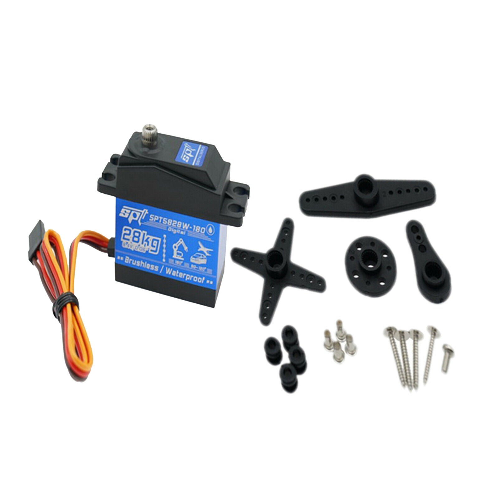 28kg Brushless Servo Support 2S for 1:8 Touring Car Aircraft Accessory
