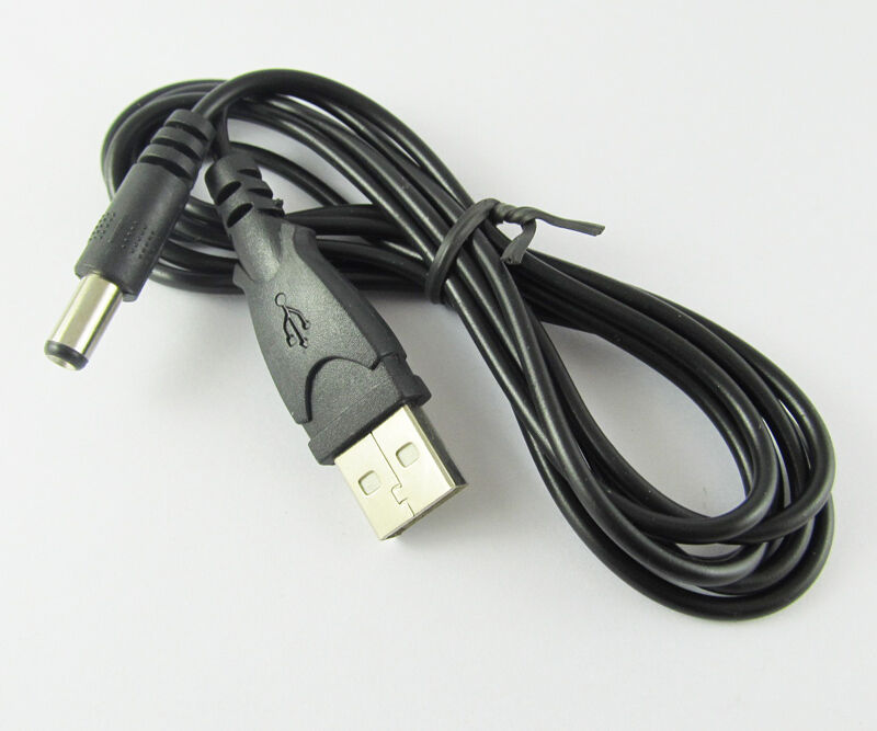 3pcs 1.5M 5Ft USB Male Plug to 2.1mm 2.1x5.5mm DC Power Plug cable cord