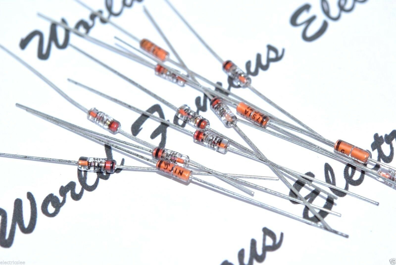 10pcs - SIEMENS 1N751A 5.1V 0.4W Axial Zener Diode - Rectifiers