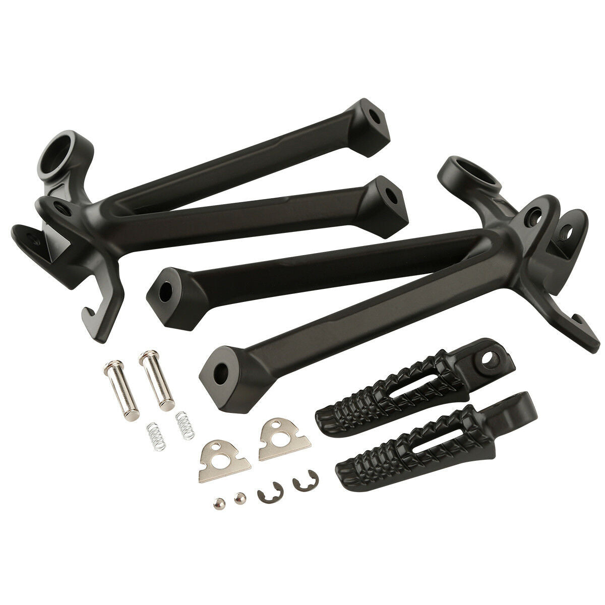 Rear Passenger Foot Peg Footrest Bracket Set Fit For Suzuki GSXR1000 2007-2008