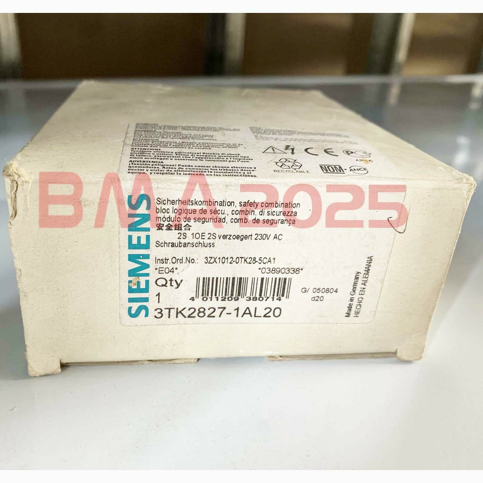 1PC New Safety Relays 3TK2827-1AL20 1year warranty DHL free Ship SM9T