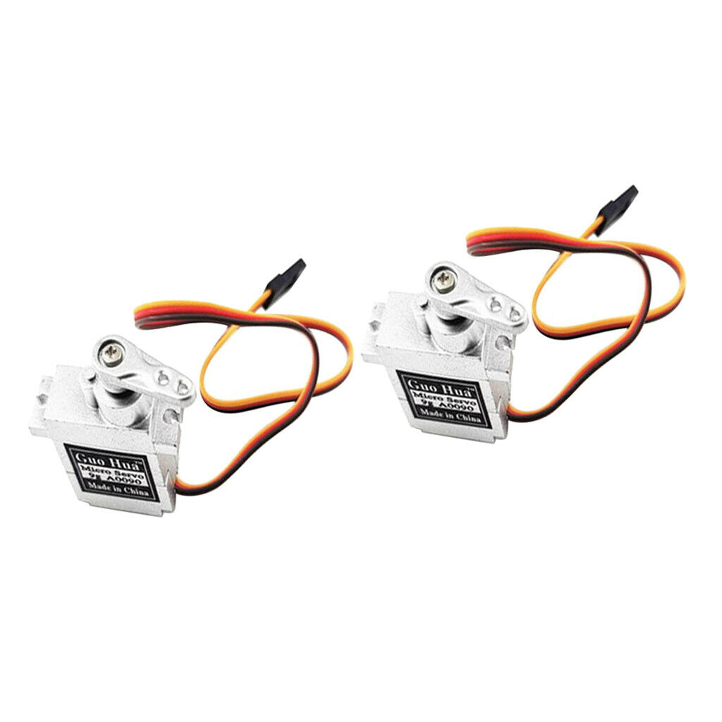 2Pieces 9g Micro Servo Steering Gear for WPL 1/16 4WD RC Crawler Spare Parts