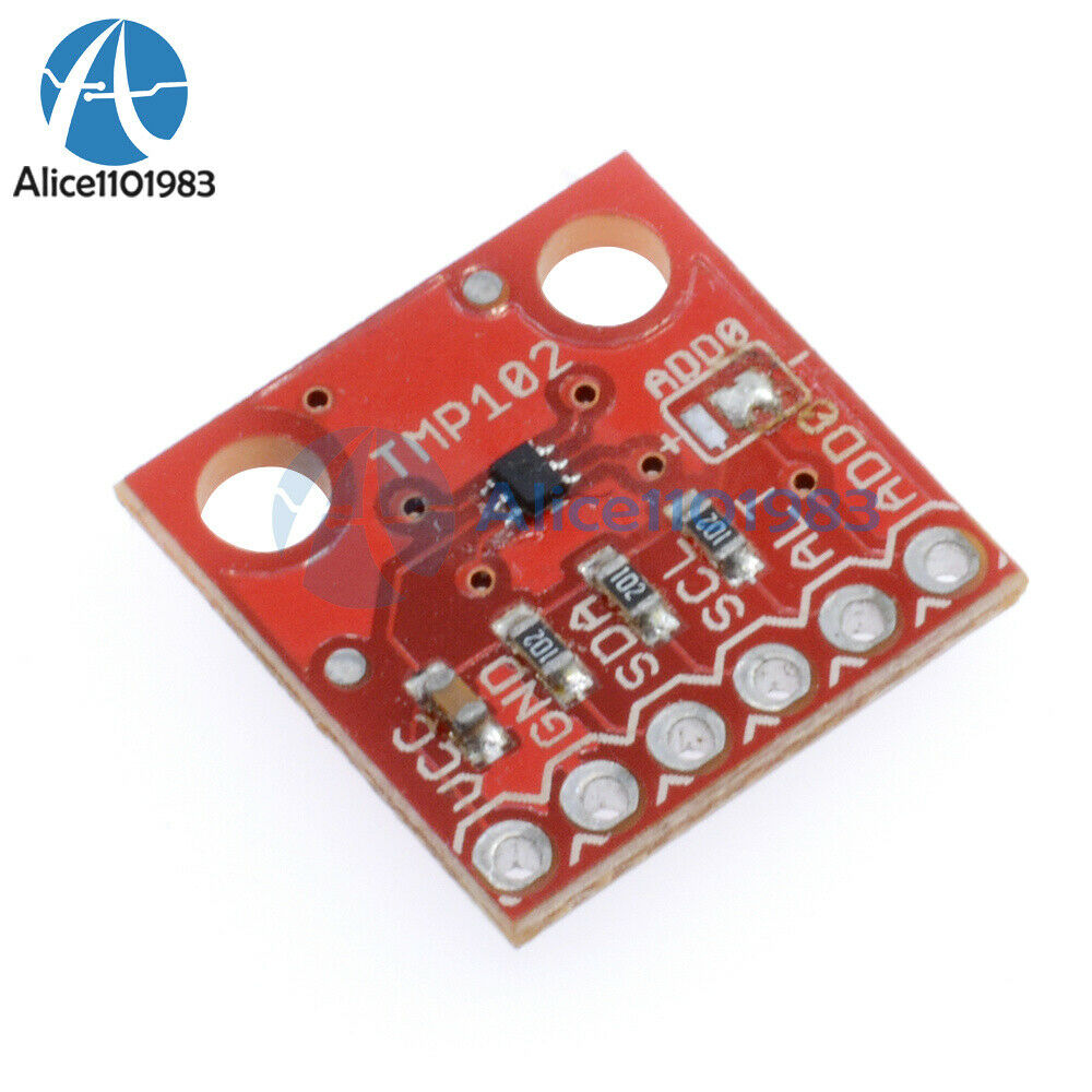 10PCS High Precision 1.5cmx1.5cm TMP102 Digital Temperature Sensor Breakout