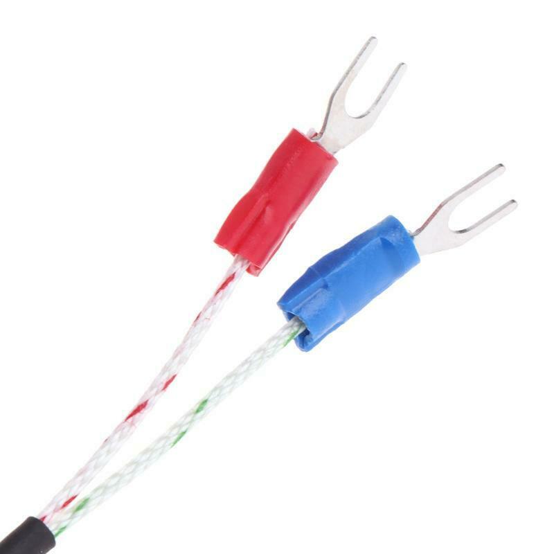 2m K-Type Thermocouple Temperature Sensor 0-600℃ 5*30mm Probe Stainless Steel